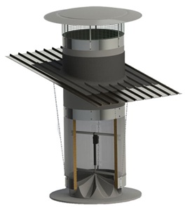 Вентиляционная шахта D=650мм, H=2000мм