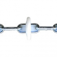 Цепь-шайба оцинкованная, расстояние 70 мм, шайба 38 мм