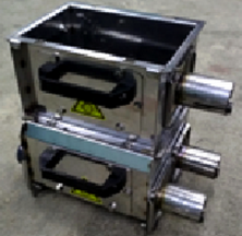 Тройной поддон с натяжителем спирали для трубы 56 мм