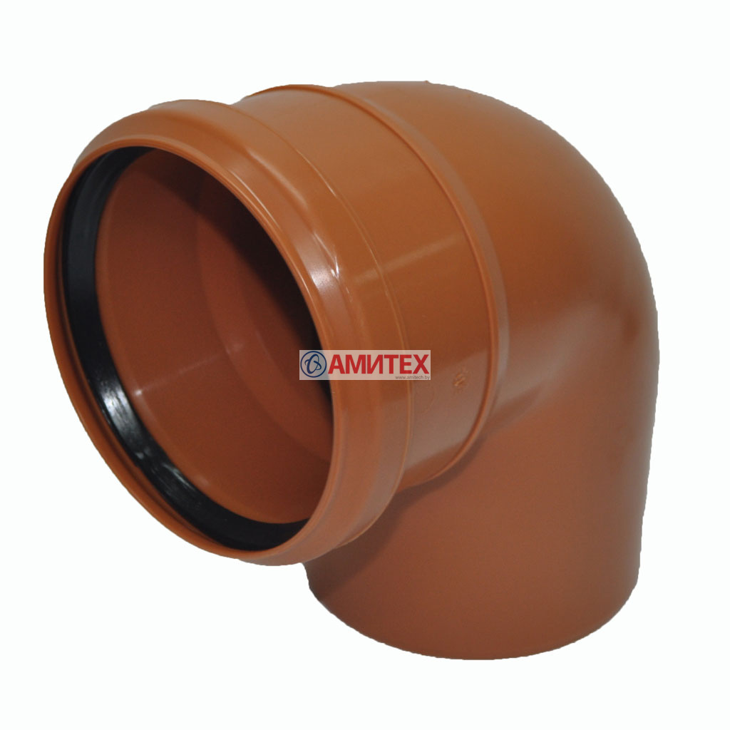 Отвод ПВХ Ø110*90°