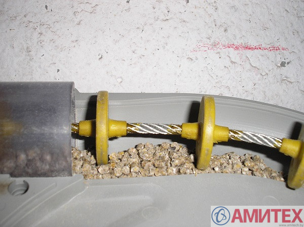 Трос-шайба для раздачи корма 52мм