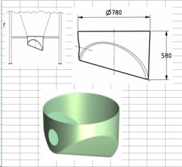 Нижняя горловина бункера MOD36
