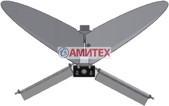 Клапан мотыльковый для шахты Ø 680 мм