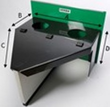 Домик двойной для поросят 900*500*750*500 мм