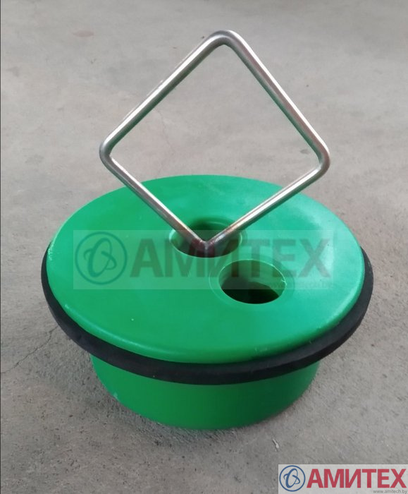 Пробка пластиковая с уплотлительным кольцом 250мм