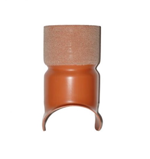 ПВХ седло 250 мм для труб с песчаным напылением