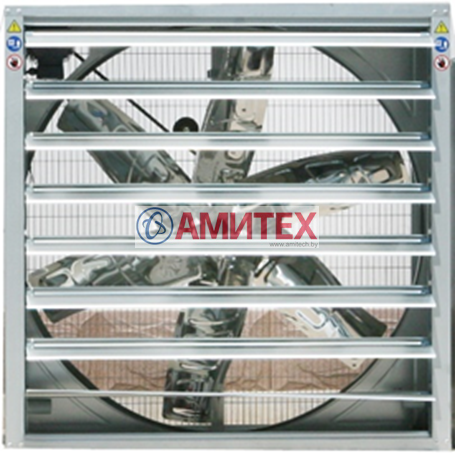 Вентилятор осевой DLFH-1530, 1530x1530x400мм, 55800 м3/ч