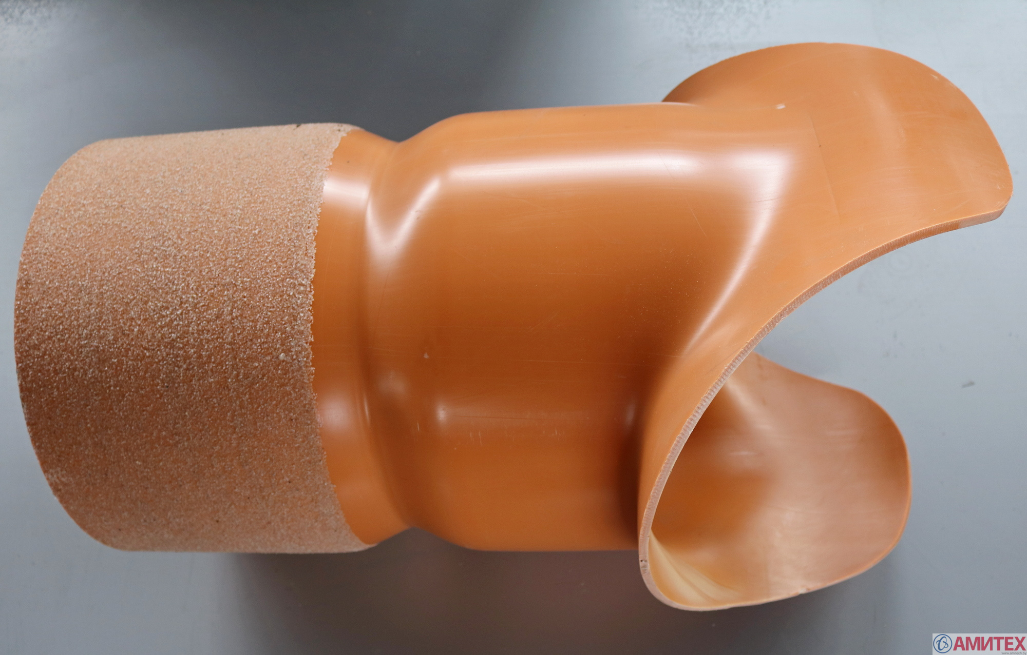 Насадка седельная  Ø315мм  с песчаным напылением и талией H=400 мм