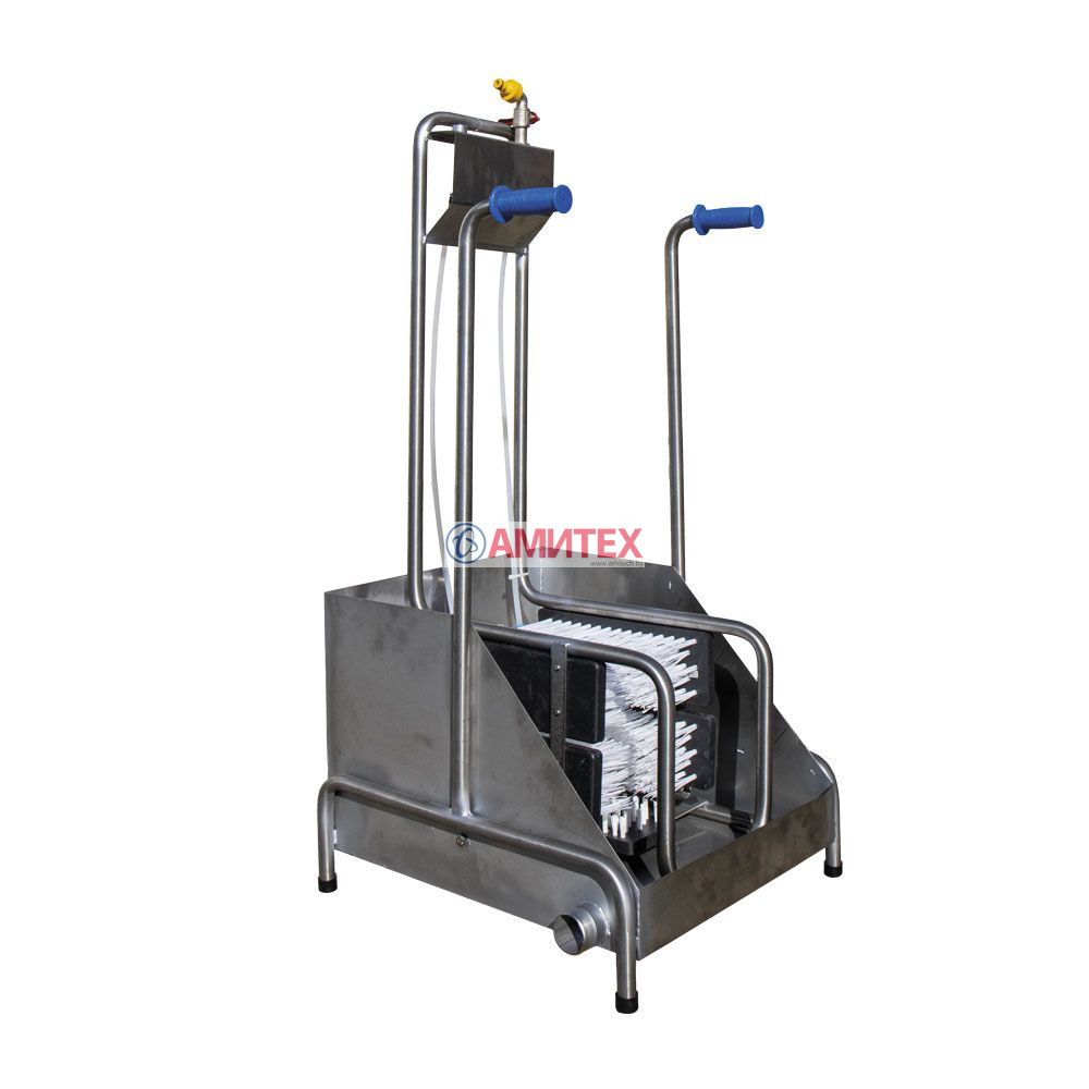 Приспособление для чистки обуви с ванной