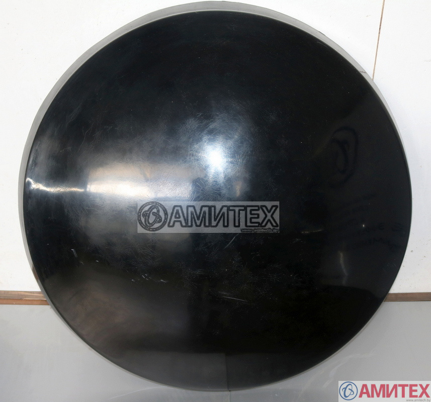 Крышка вентиляции 640 мм, круглая, черная