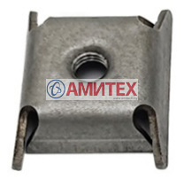 Крепление М10 к бетонному полу усиленное из нержавеющей стали без болта