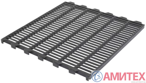 Решетка напольная чугунная 600х600 мм для свиньи