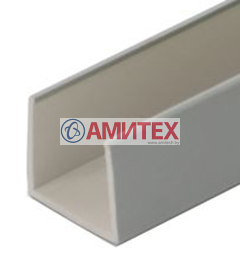 Профиль П-образный 35*35*35 мм длинной 3м усиленный  (цвет серый)