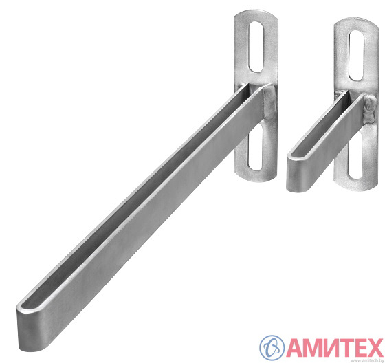 Горизонтальный стеновой кронштейн 100/3