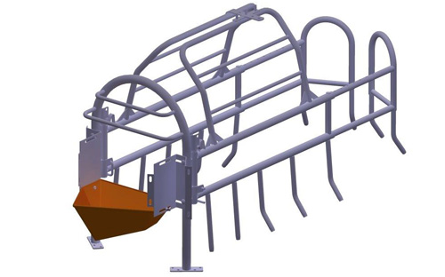 Станок горячецинкованный для свиноматки прямой