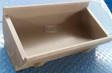 Кормушка из полимербетона длина 60 см, ширина 38.5 см