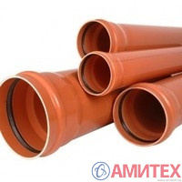 Труба НПВХ наружной канализации 315*9.2 *6000 мм ,SN8