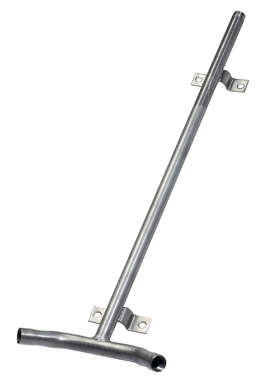 Труба 1/2" под 2 поилки,660мм с держателями