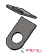 Стопор скобы из оцинк. стали