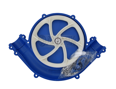 Пластиковое колесо поворотного уголка 275 мм