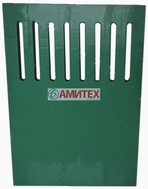 Пластиковая панель сплошная с вент. отверстиями толщиной 50 мм, высотой 1000 мм, длинной 1200 мм для набора ограждения необходимой длинны 