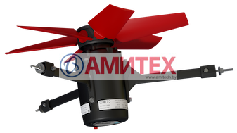 Вентилятор шахтный P4E35 однофазный Ø350 мм, 230В, 50Гц, 170 Вт, 0,9А, 1400 об/мин, произв-ть 3600 м3/час при 0 Па (3300 м3/час при 30 Па)