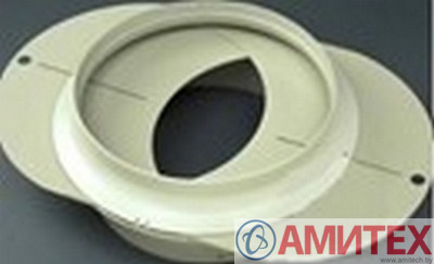 Заслонка на трубе мембранная