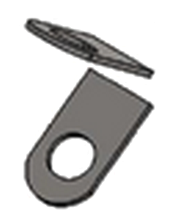 Стопор скобы из оцинк. стали