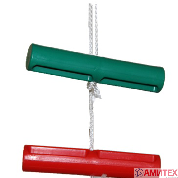 Набор рукояток тяги (красный,зеленый) с плетеной веревкой для приведения опуска в действие