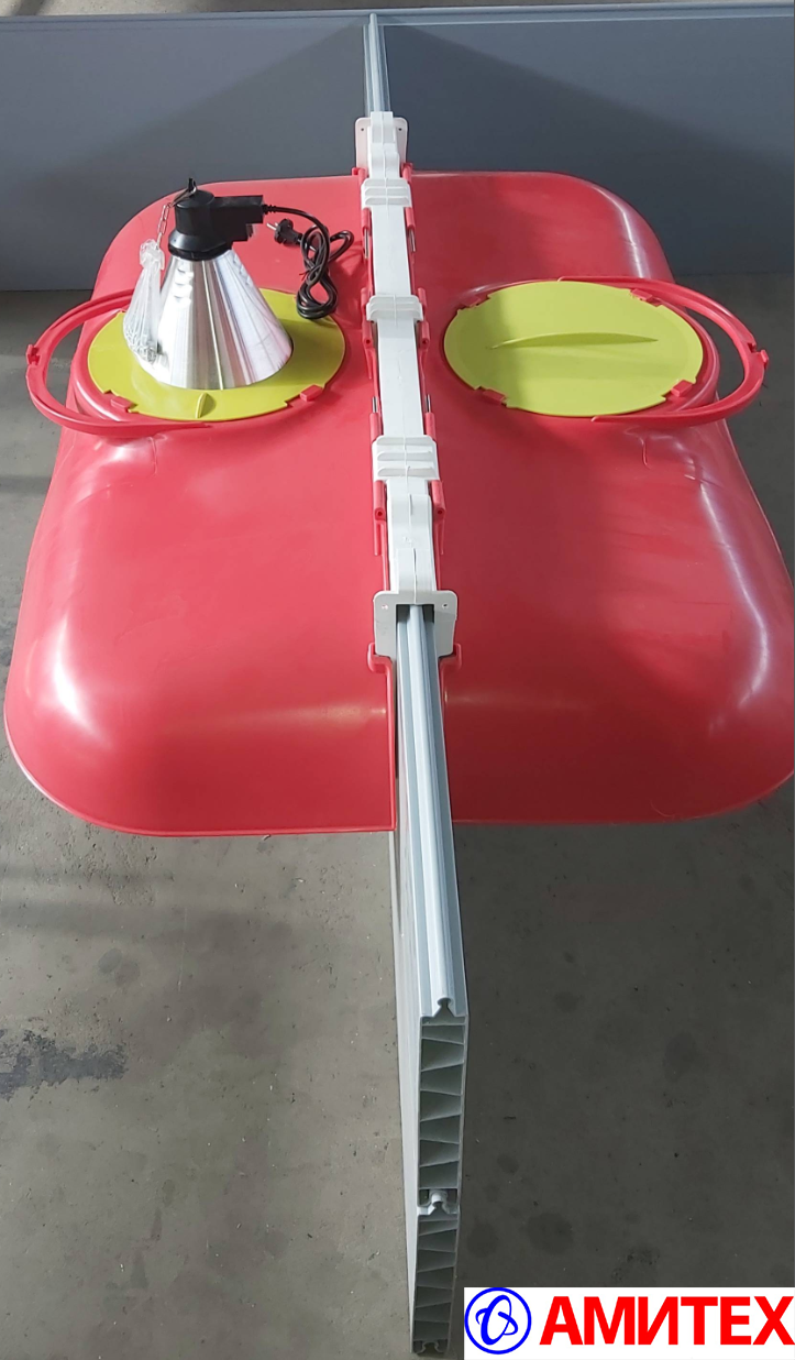 Домик для поросят двойной переносной