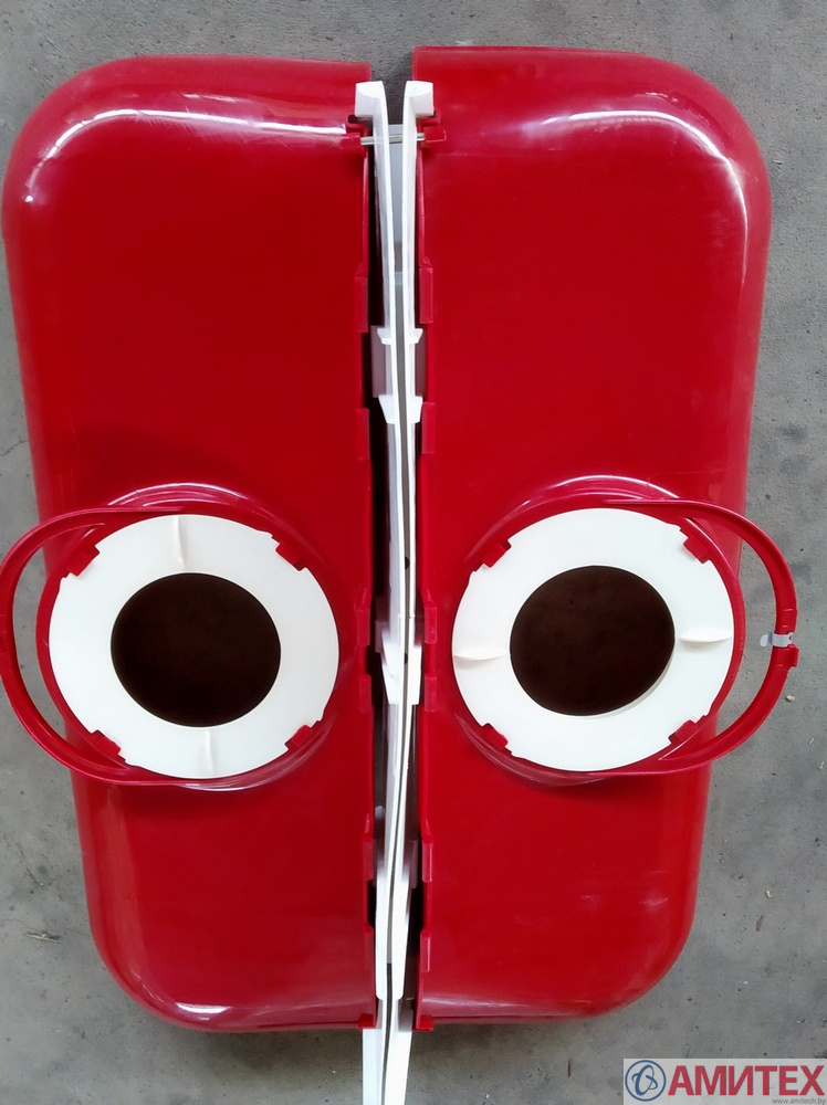 Домик для поросят двойной переносной