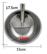 Поилка чашечная круглая для доращивания 304x15x17.5