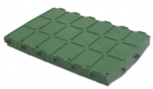 Пластиковая сплошная решетка для свиноматок 600х400 мм