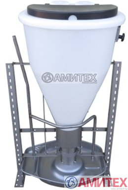 Автоматическая кормушка для корма 100 л