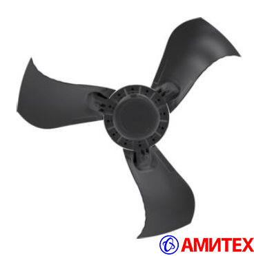 Осевой вентилятор Ziehl-Abegg FF080-6DT/6F/A3 P2 80см, 18300 м3/ч