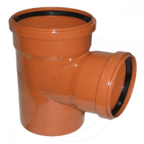 Тройник канализационный наружный НПВХ 250х250х87,5