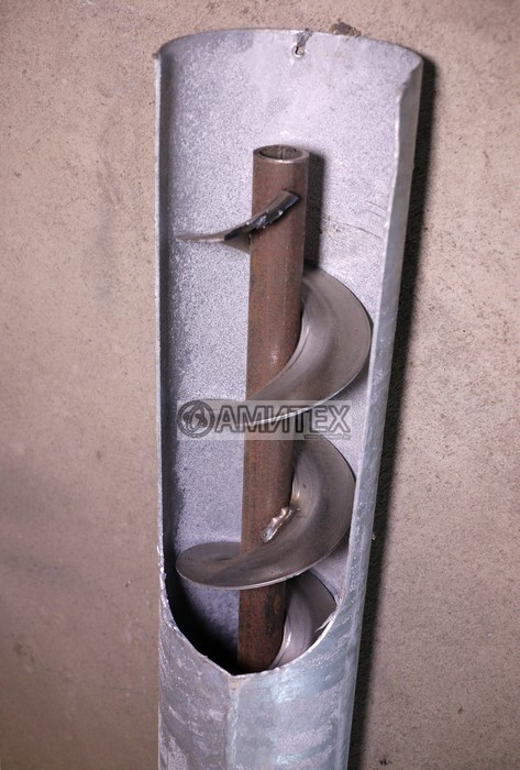 Шнек для зерна (3-х фазн.) горячеоцинкованный 120мм