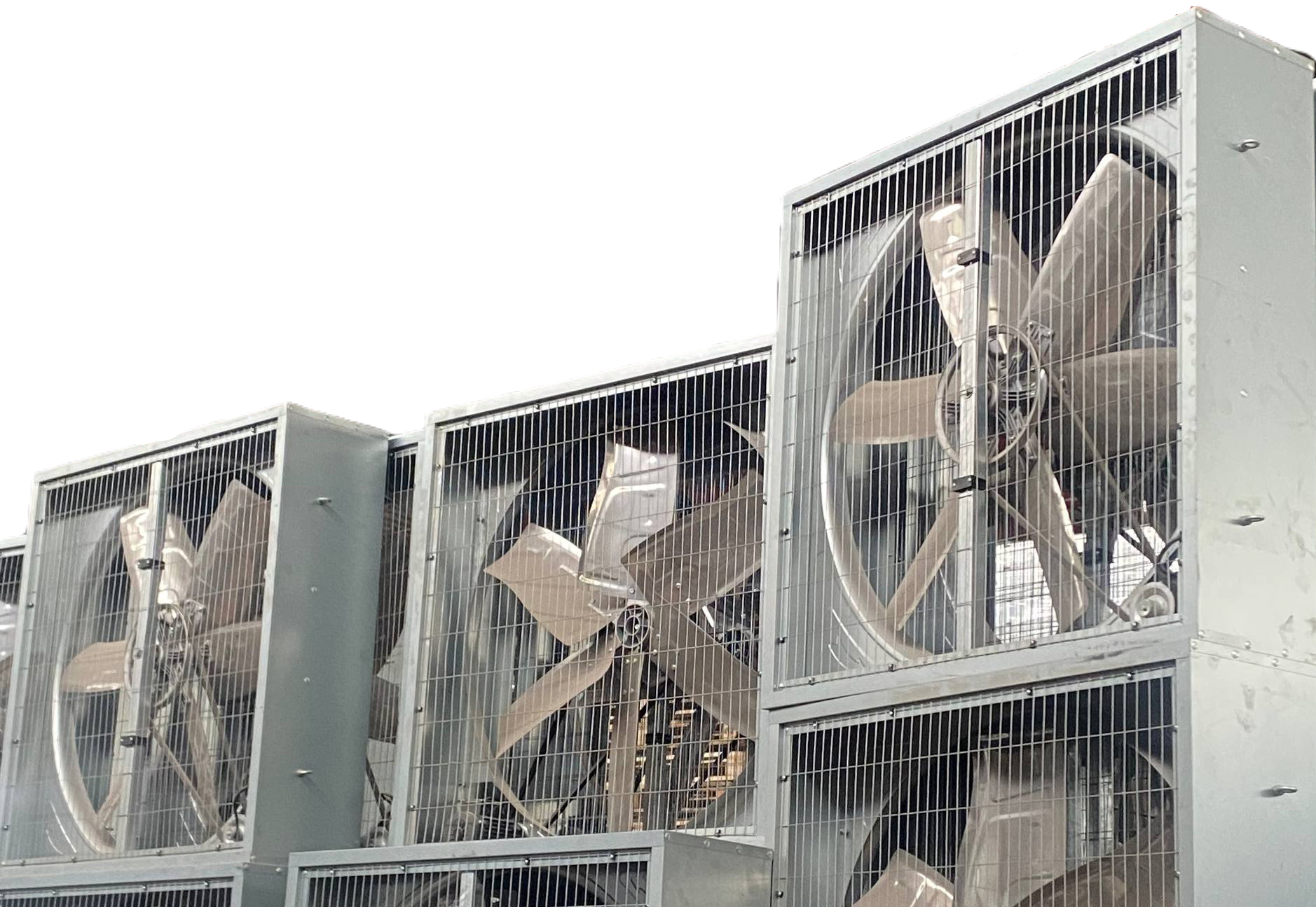 Вентилятор осевой DLFH-1530, 1530x1530x400мм, 55800 м3/ч