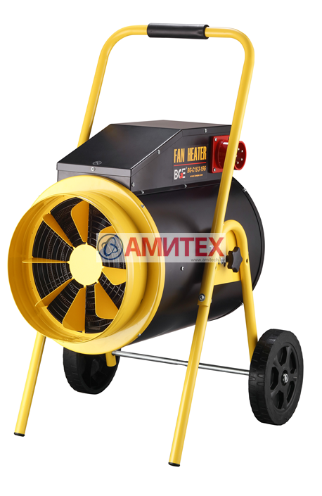 Электрический промышленнный нагреватель 15 кВт, 380B, 120 м2, 1766 м3/час