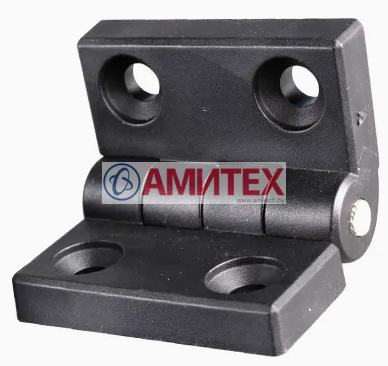 Петля климат-навеса пластиковая с болтами, гайками и шайбами из нерж. стали