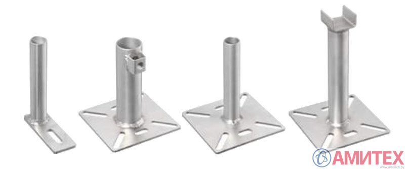 Напольный крепеж трубка 42,4 x 2 мм