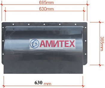 Колпак ветрозащитный для приточного клапана 600*300мм