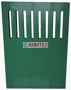 Пластиковая панель сплошная с вент. отверстиями толщиной 50 мм, высотой 1000 мм, длинной 1200 мм для набора ограждения необходимой длинны 