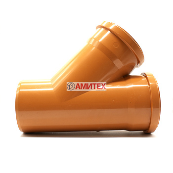 Тройник ПВХ Ø315*7.7 45°