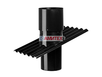 Шахта вытяжной вентиляции (без вентилятора) пластиковая, утепленная, толщиной 4мм, Ø 580мм, общ. высотой 2м